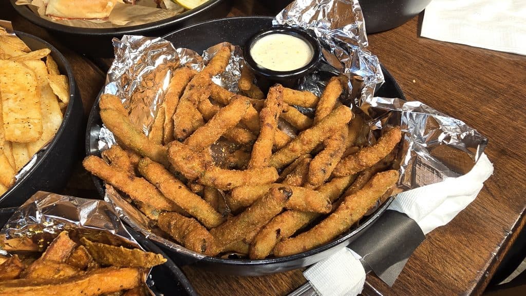 Sweet potato fries with toasty marshmallow dipping sauce